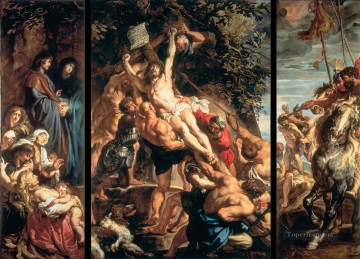 十字架の上げ バロック ピーター・パウル・ルーベンス Oil Paintings